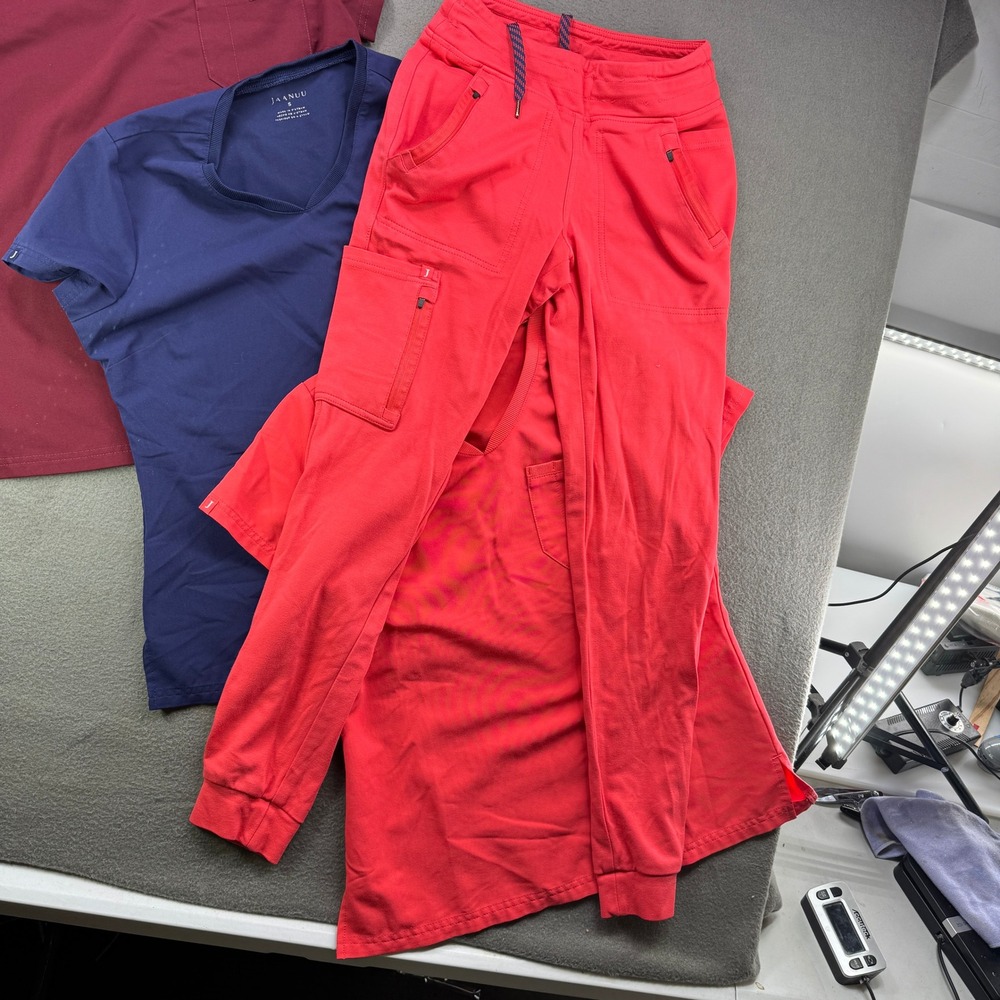 Lot of 3 Jaanuu Scrub Suits Women XS/S Multicolor Shirt Pants Medical Uniforms - Picture 14 of 16